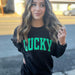 Lucky Puff Sweatshirt ask apparel wholesale 