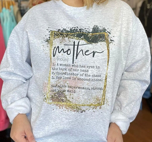 Mother Definition Sweatshirt ask apparel wholesale 