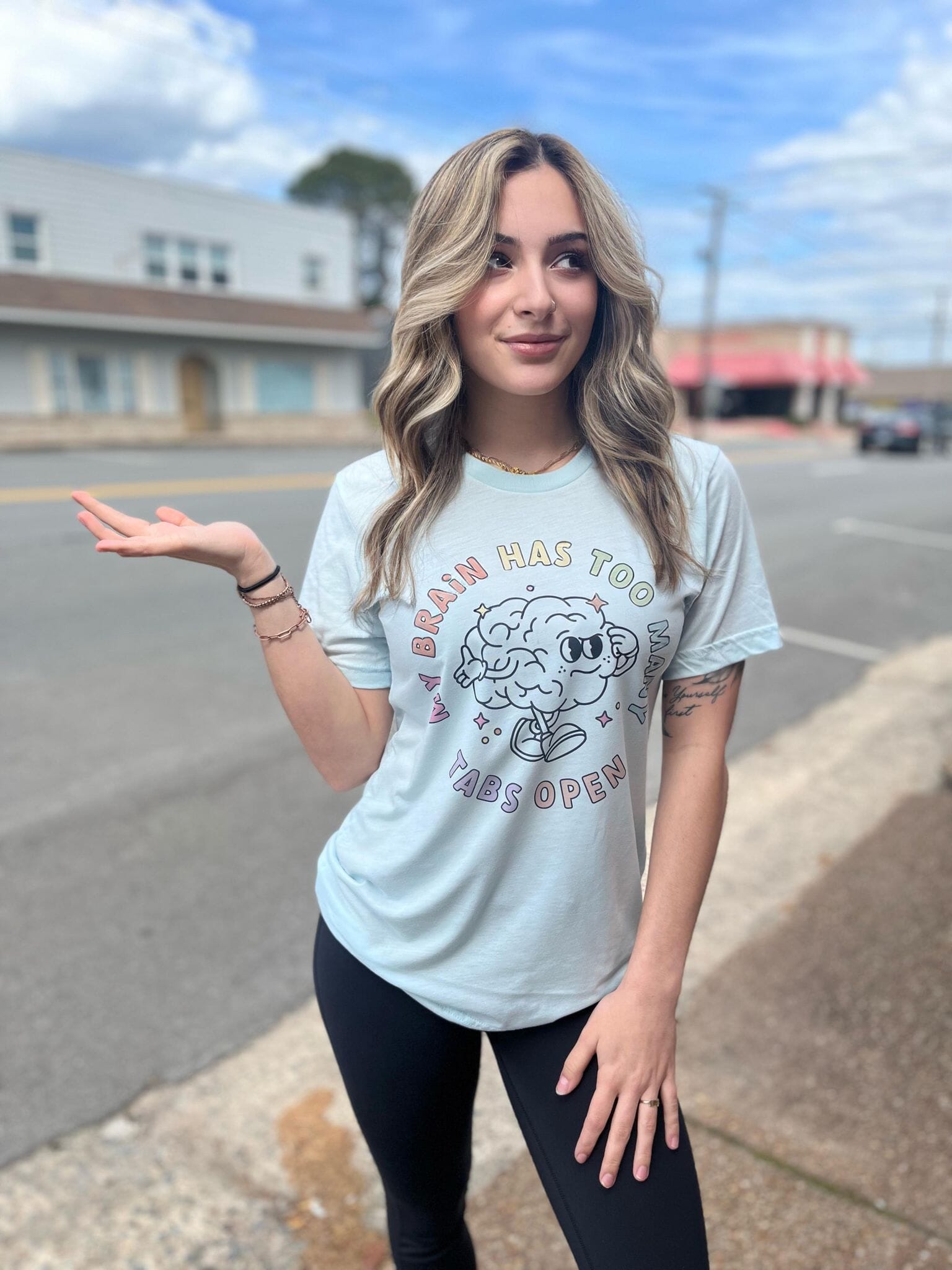 My Brain Has Too Many Tabs Tee ask apparel wholesale 