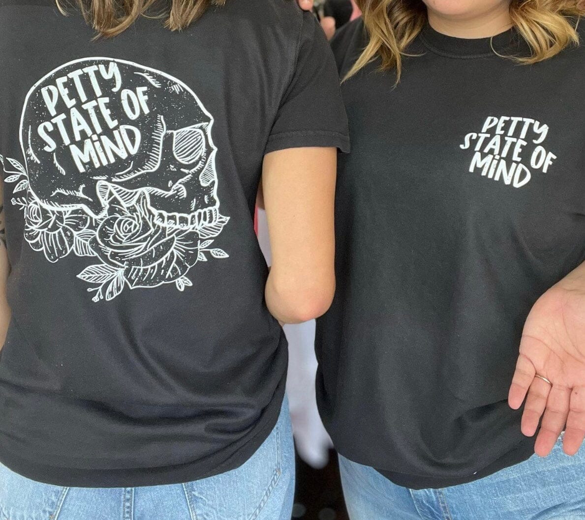 Petty State Of Mind Tee ask apparel wholesale S Black 