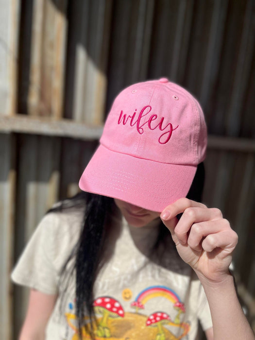Pink Wifey Hat ask apparel wholesale 