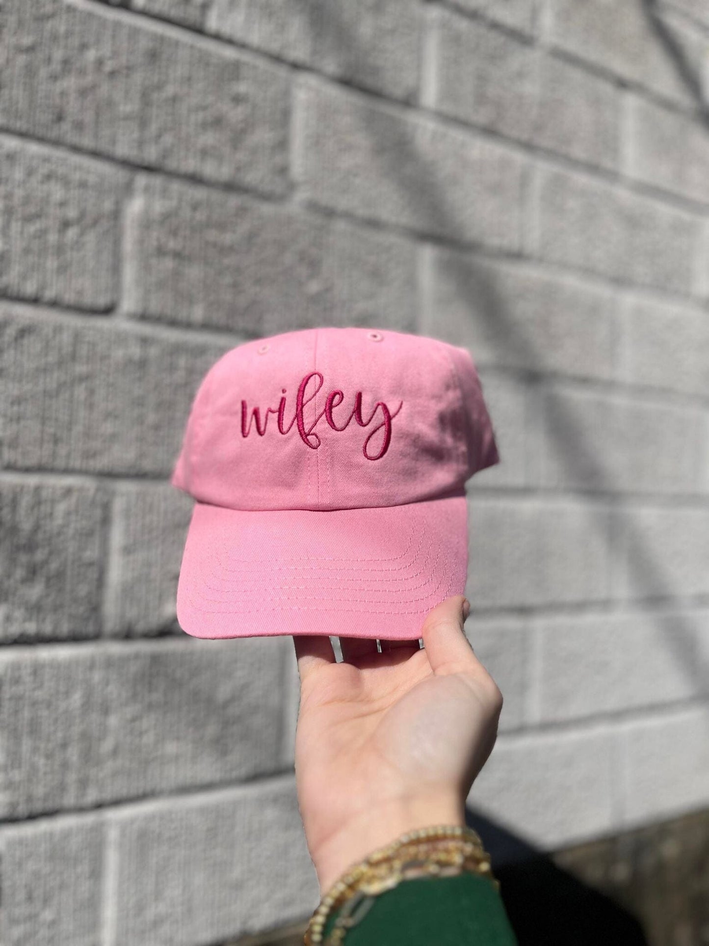 Pink Wifey Hat ask apparel wholesale 