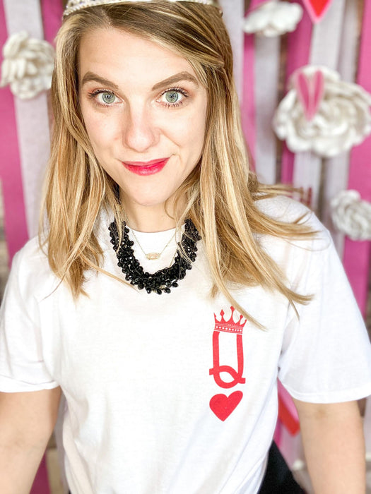 Queen of Hearts Tee-ask apparel wholesale