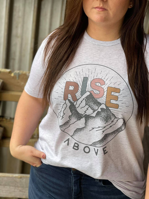 Rise Above Tee-ask apparel wholesale