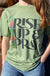 Rise Up and Pray Tee-ask apparel wholesale