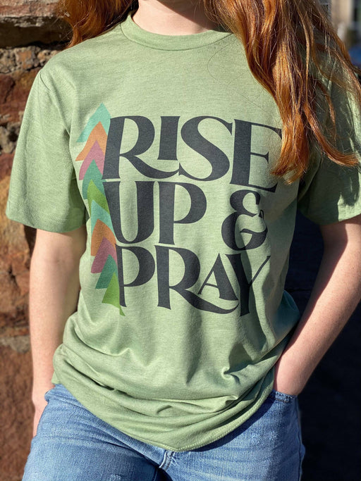 Rise Up and Pray Tee-ask apparel wholesale
