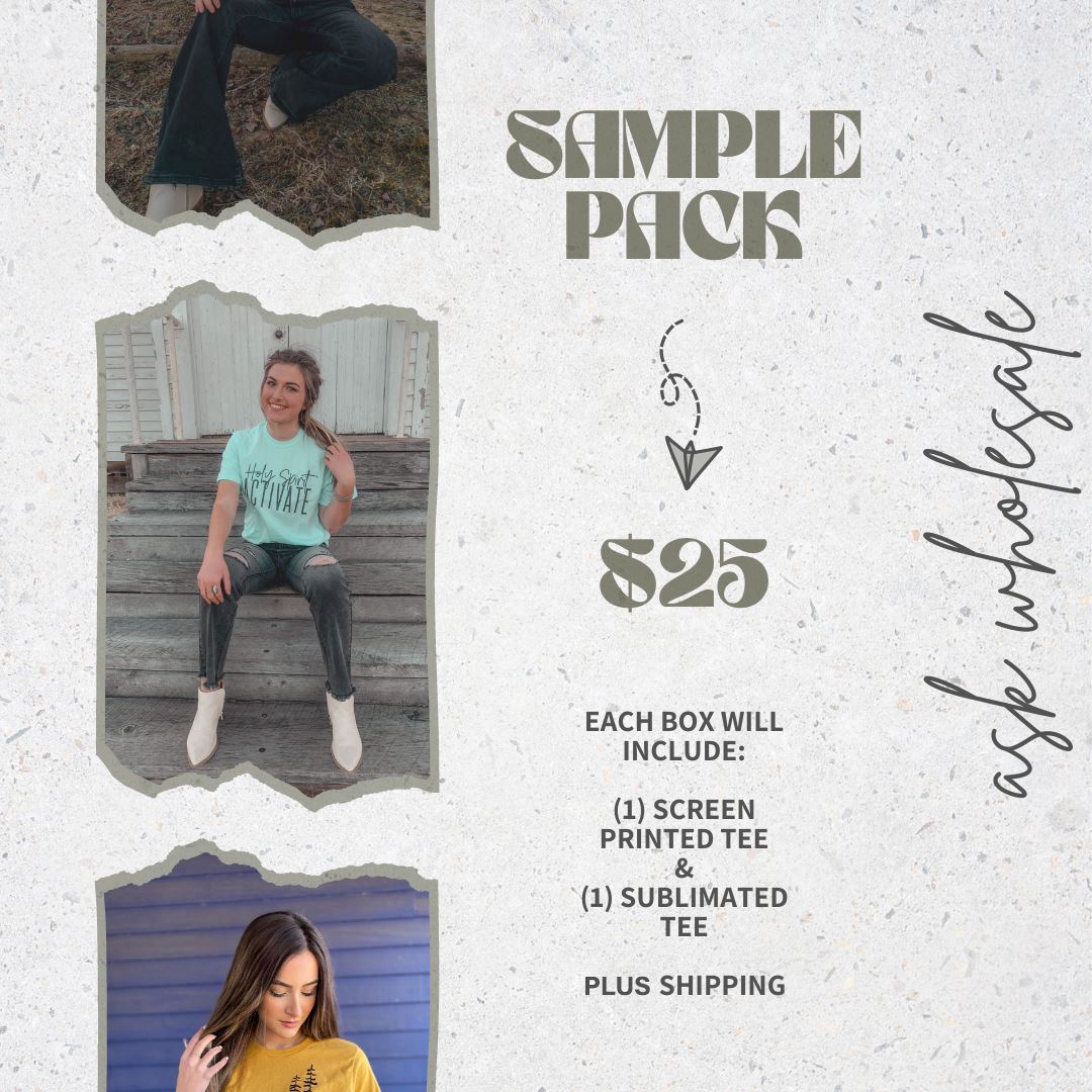 Sample Pack-ask apparel wholesale