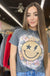 Smiley Bleach Tee-ask apparel wholesale