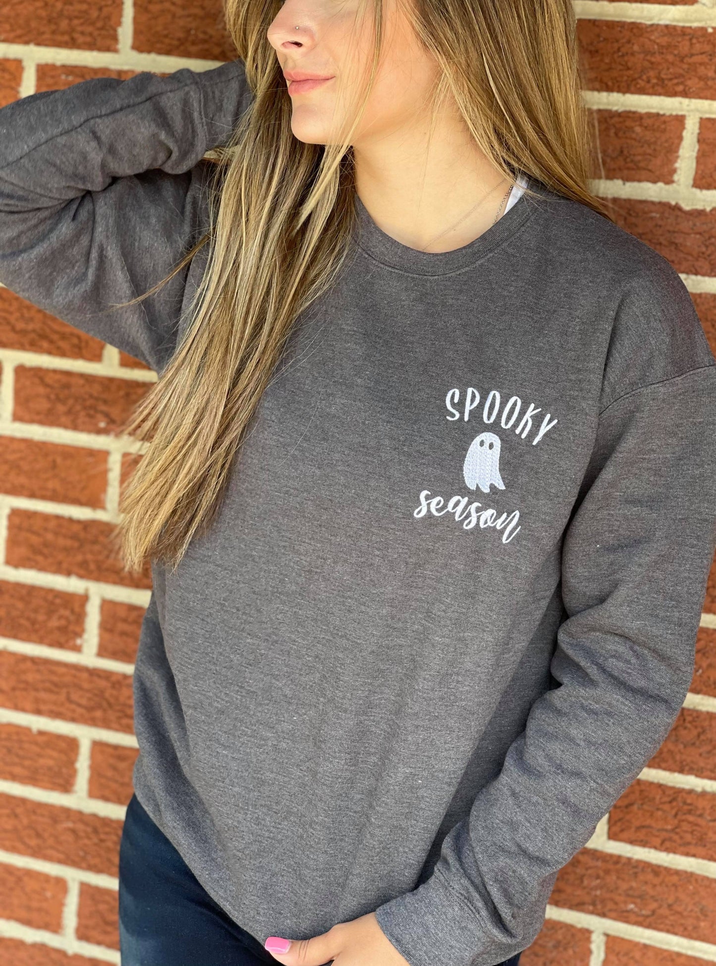 Spooky Season Sweatshirt-ask apparel wholesale