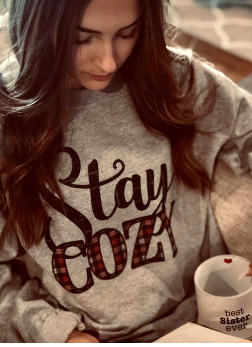 Stay Cozy sweatshirt ask apparel wholesale 