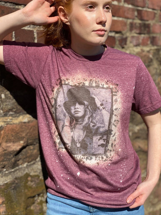 Stevie Nicks Bleach Tee-ask apparel wholesale