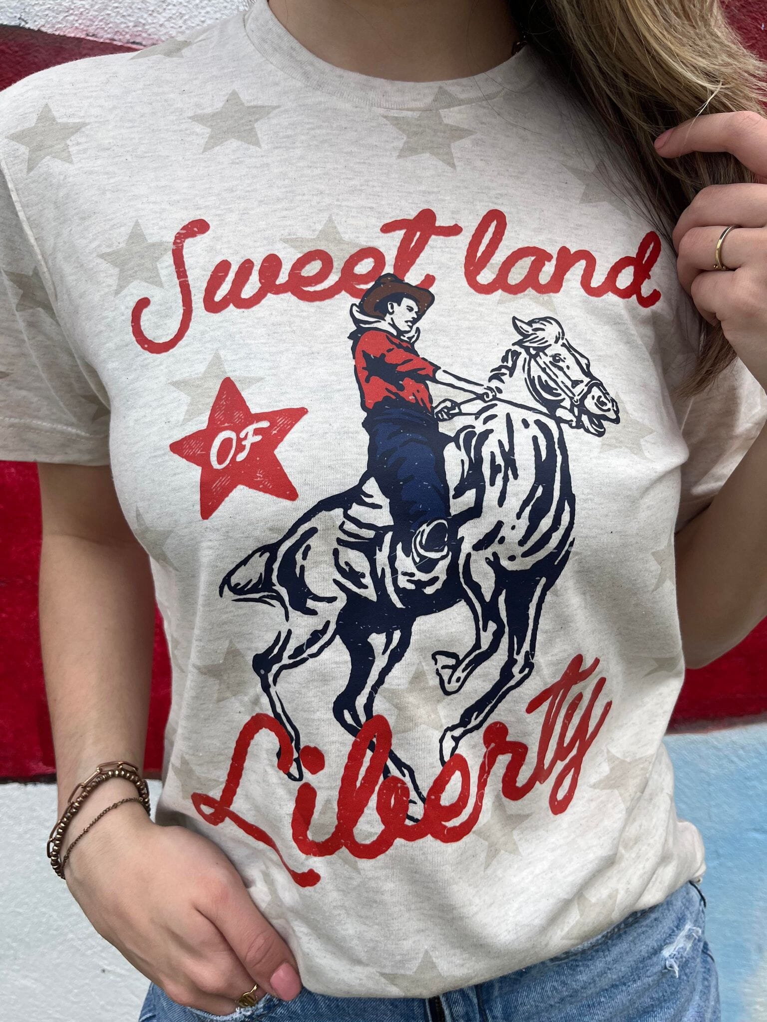 Sweet Land of Liberty Tee ask apparel wholesale 