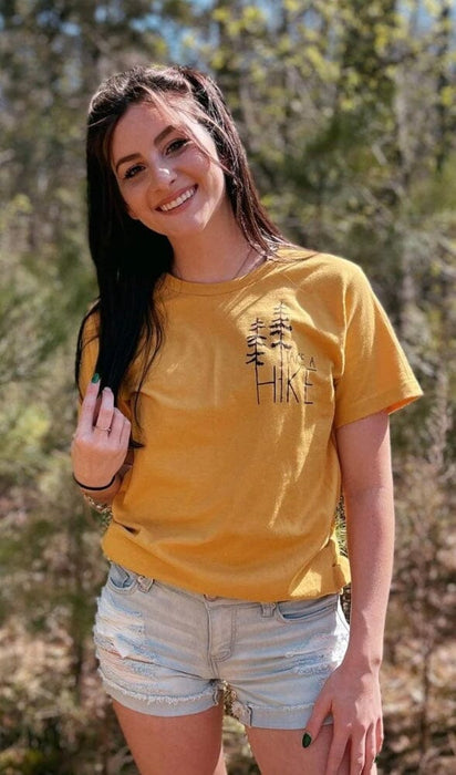 Take a Hike Tee ask apparel wholesale S Ginger 