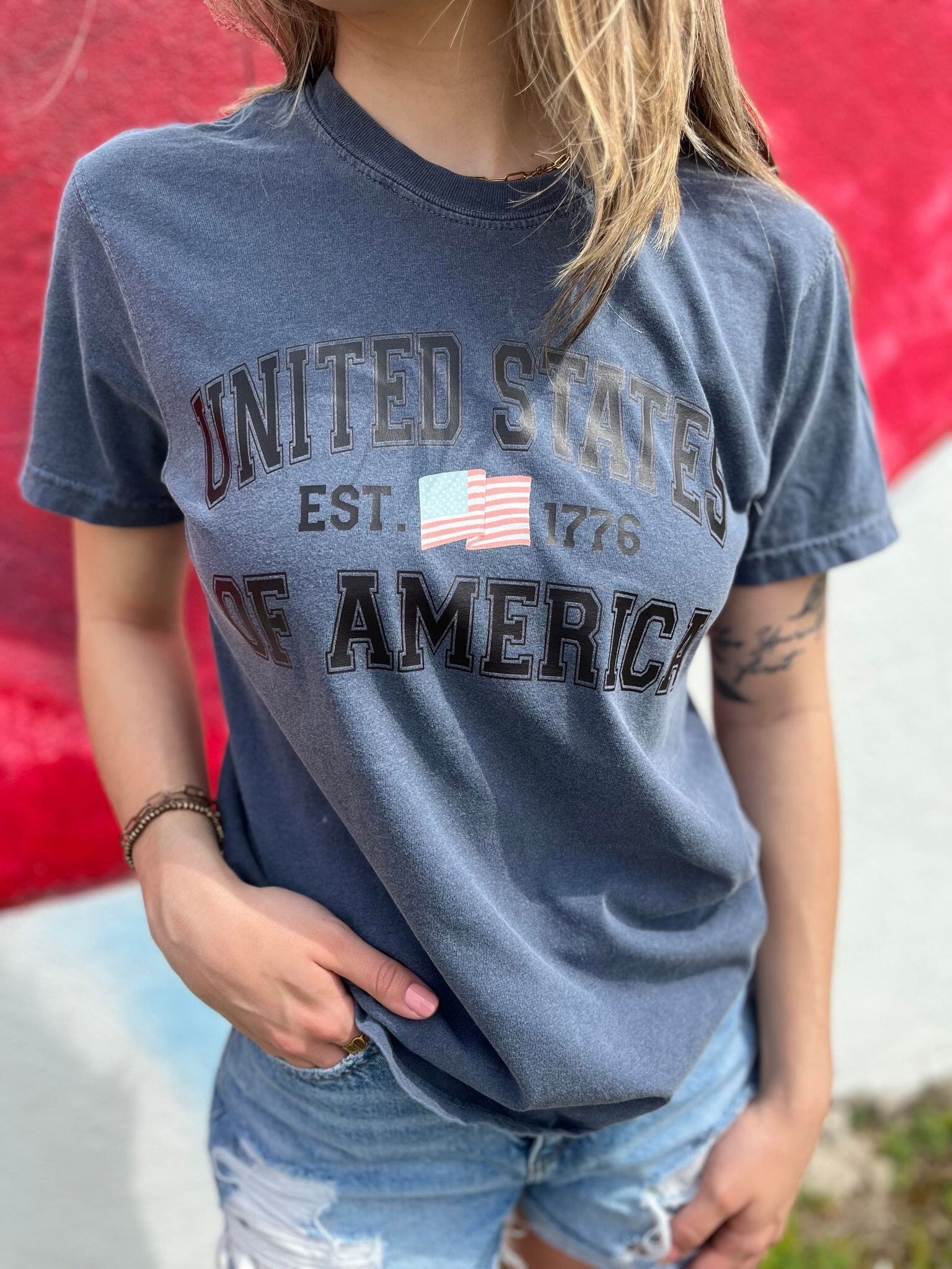 United States of America Tee ask apparel wholesale 