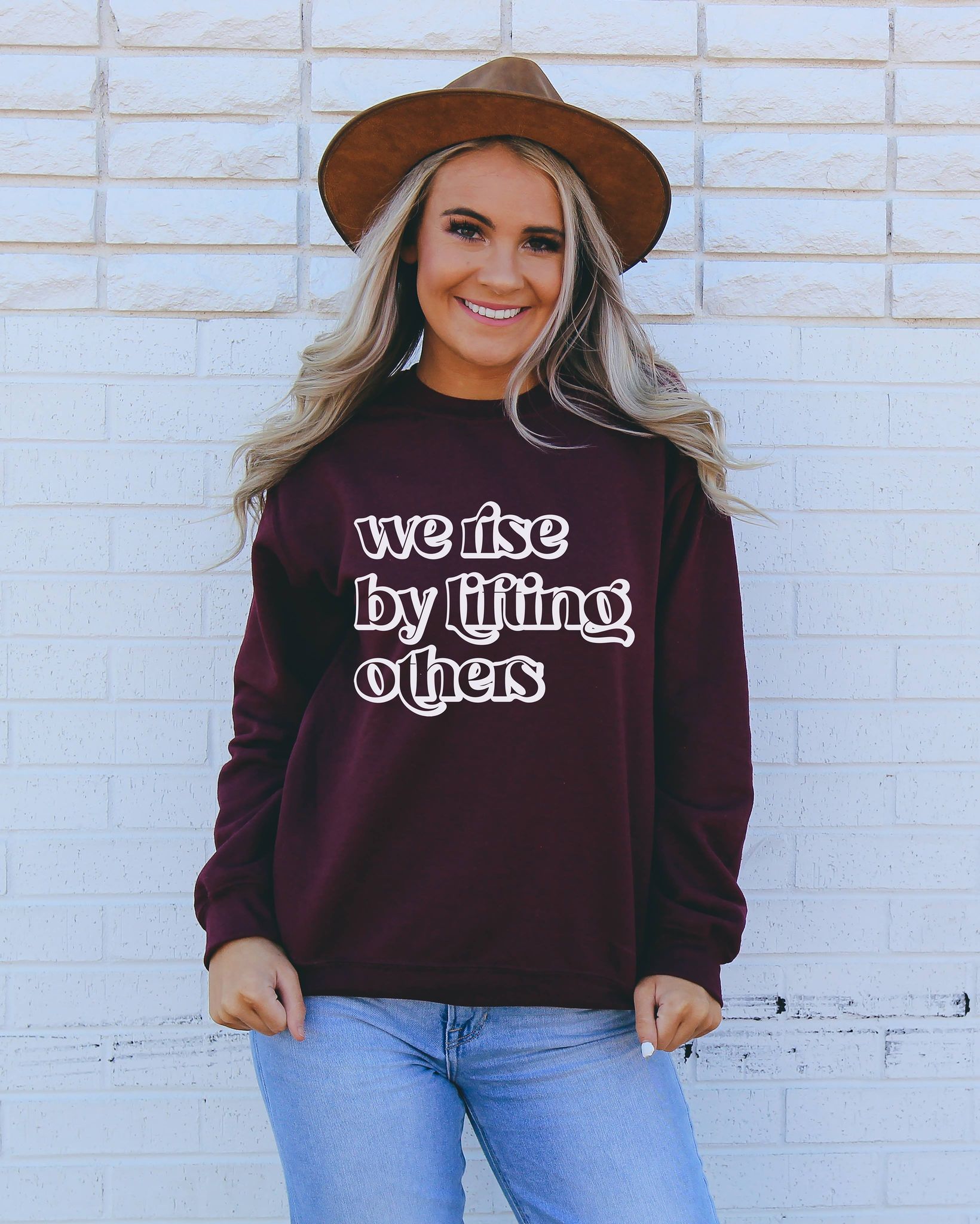 We Rise By Lifting Others Sweatshirt-ask apparel wholesale