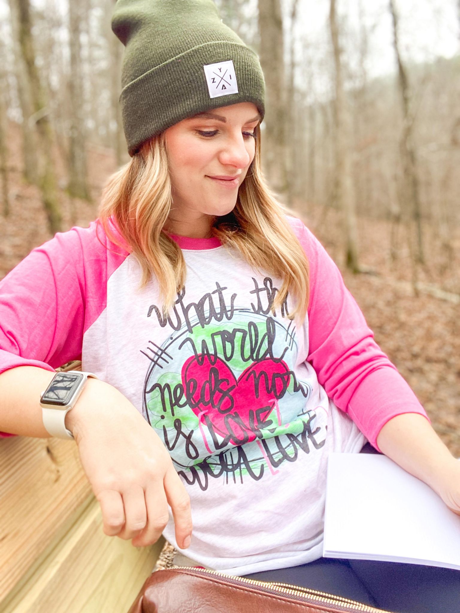 What The World Needs Now Raglan-ask apparel wholesale