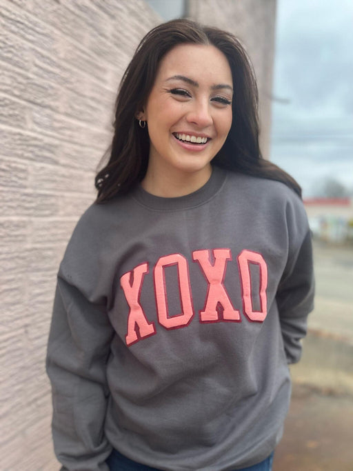 XOXO Puff Sweatshirt ask apparel wholesale 